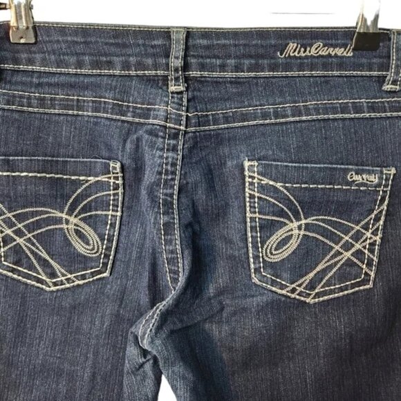 Carreli Women's Straight Leg Jeans Mid Rise, Double Stitch, Classic Fit, Size 31 - Picture 8 of 16